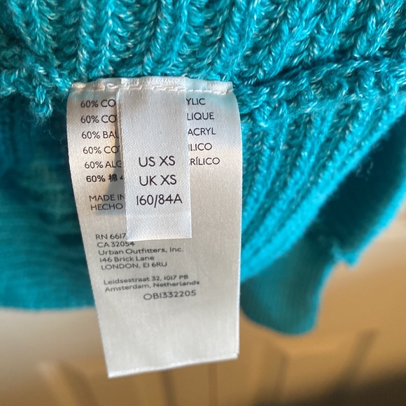 Free People NWT Marlie Ribbed Knit Vneck Pullover Sweater Size XS - Picture 11 of 14